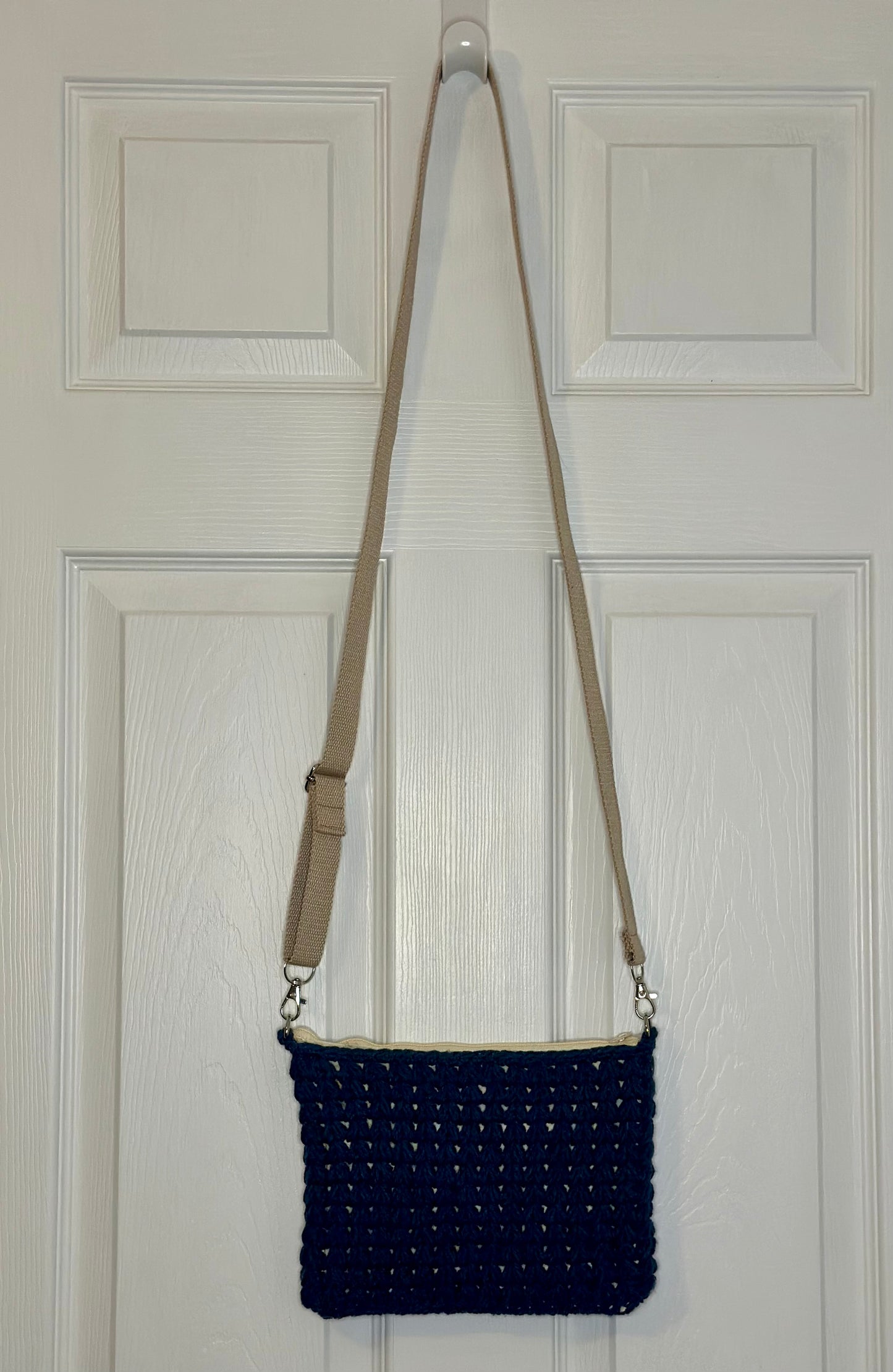 Cotton + Canvas Crochet Purse