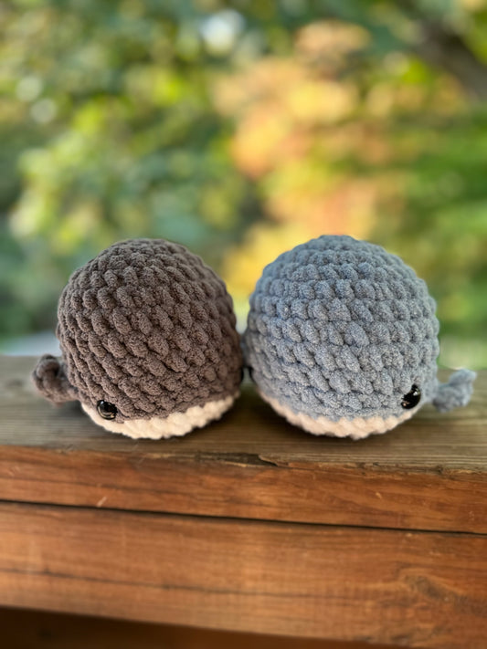 Crochet Whale Plushies