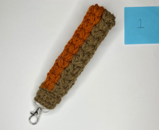 Crochet Keychain Wristlet