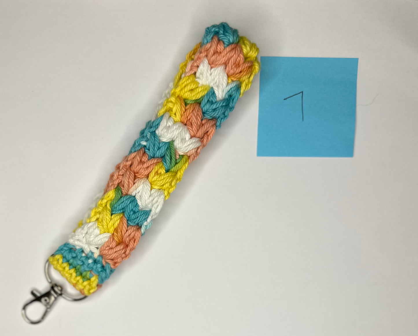 Crochet Keychain Wristlet