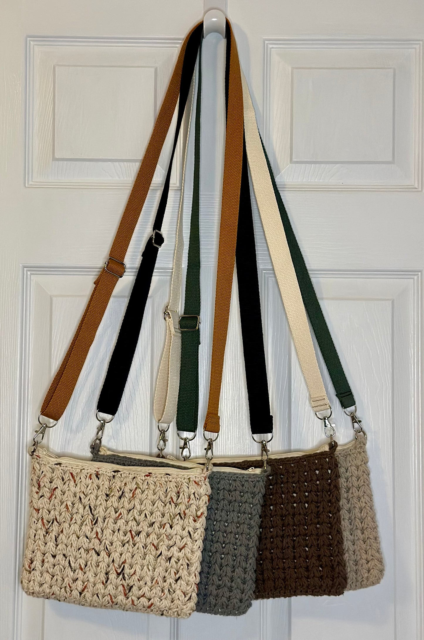 Cotton + Canvas Crochet Purse