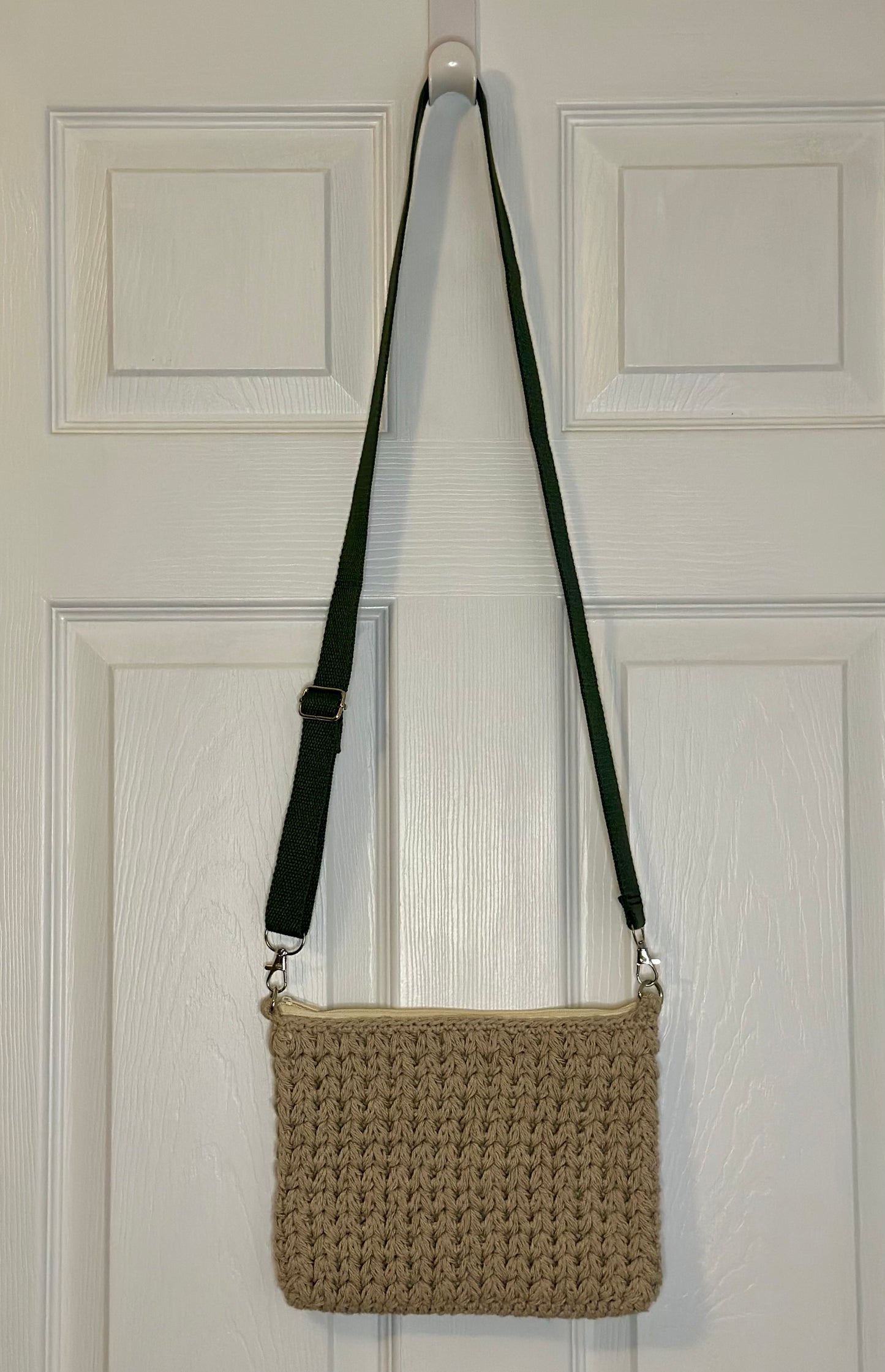 Cotton + Canvas Crochet Purse