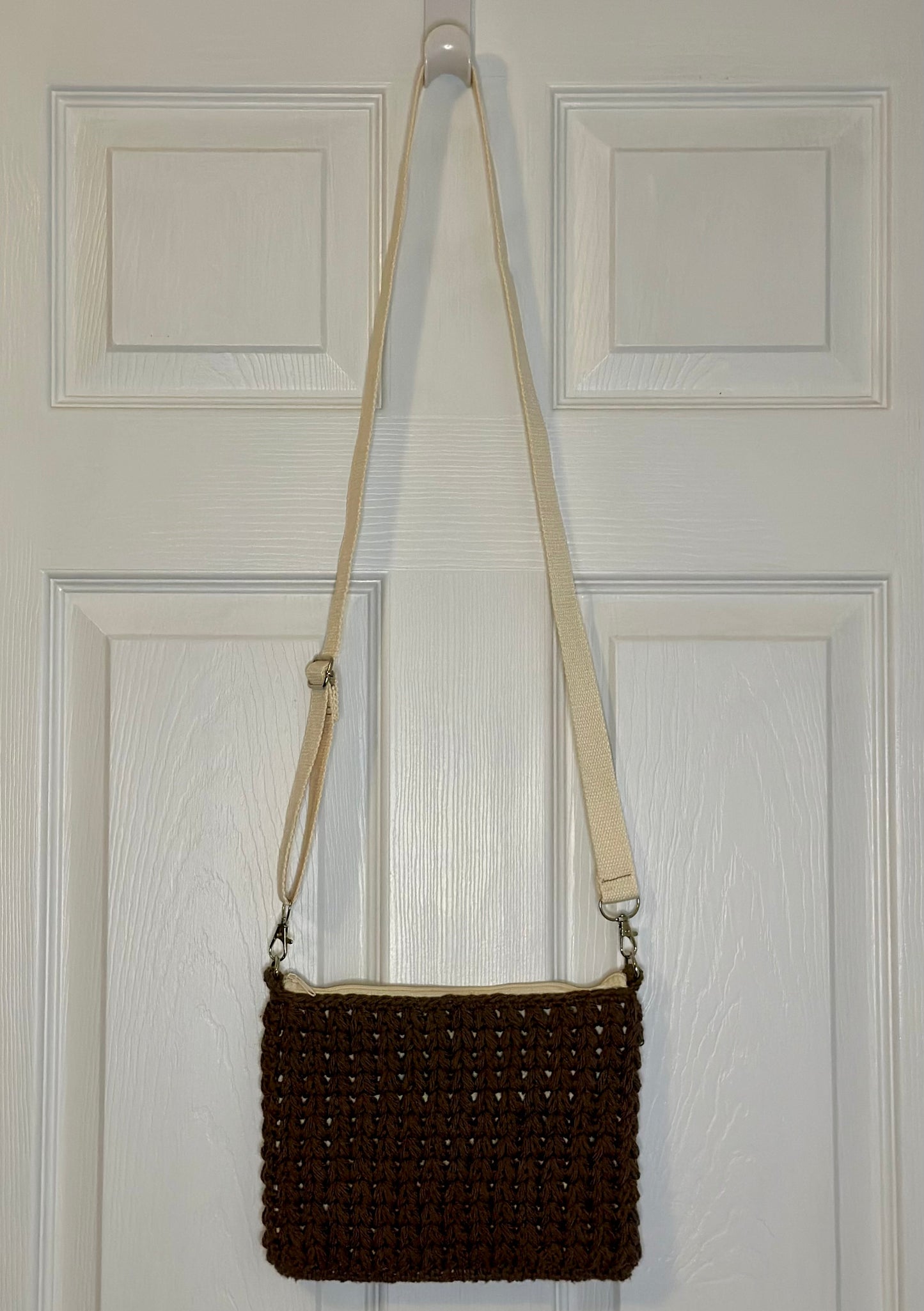 Cotton + Canvas Crochet Purse